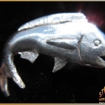 Sterling Silver Bull Mahi Pendant ~ Steve's Custom Jewelers ~ Made in Port Aransas, Texas.