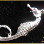 Sterling Silver Seahorse Pendant ~ Steve's Custom Jewelers ~ Made in Port Aransas, Texas.