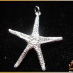 Sterling Silver Starfish Pendant - Steve's Custom Jewelers - Made in Port Aransas, Texas.