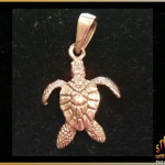 14 K Gold Sea Turtle Pendant